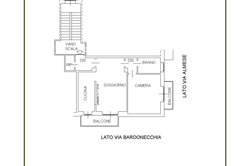 Via Bardonecchia, 14, Collegno, 1 Camera da Letto Stanze da Letto, ,2 BagnoBagno,Appartamento,in affitto,Via Bardonecchia, 14,1068